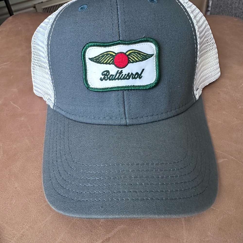 Baltusrol Gray and White Trucker Hat